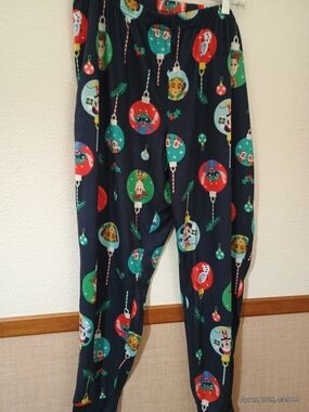 Holiday Disney Characters Ornaments  Print Lounge Pants - Navy